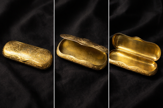 14K Altın Okuma Gözlüğü Kılıfı